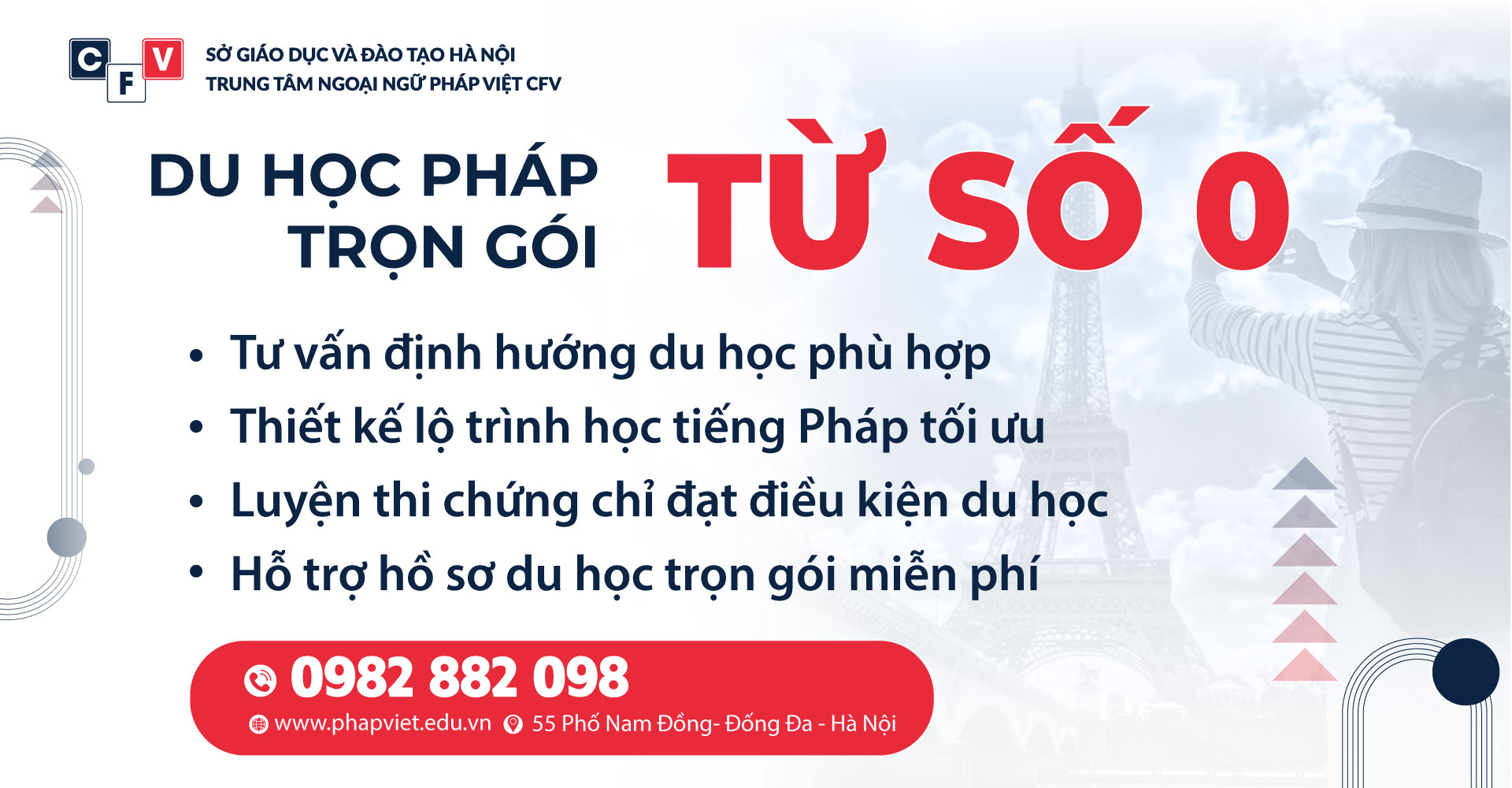 du học pháp trọn gói